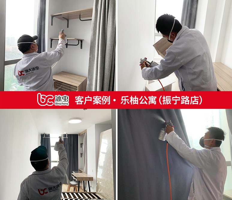 冰虫除甲醛案例-乐柚公寓(杭州振宁路店)